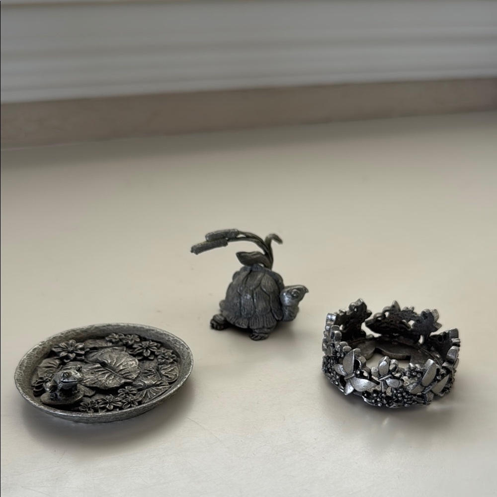 Pewter Home Accent Set